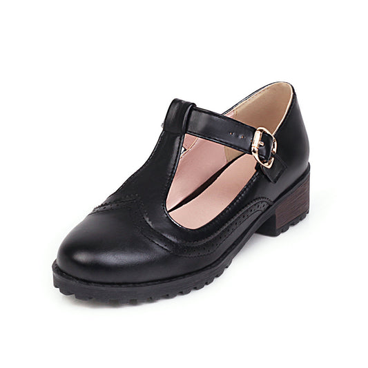 Spring and summer plus size retro women's shoes