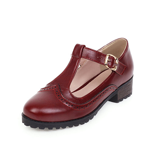 Spring and summer plus size retro women's shoes